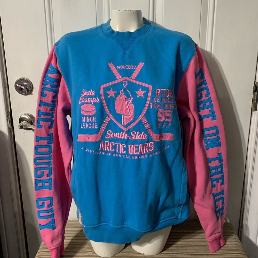 RTGB Red Tag Brand Deadstock south Side Artic Bears Embroidered Sweatshirt XL